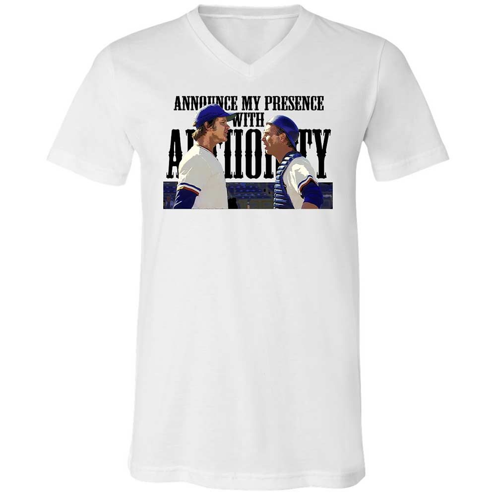 Announce my presence with authority - White - 1