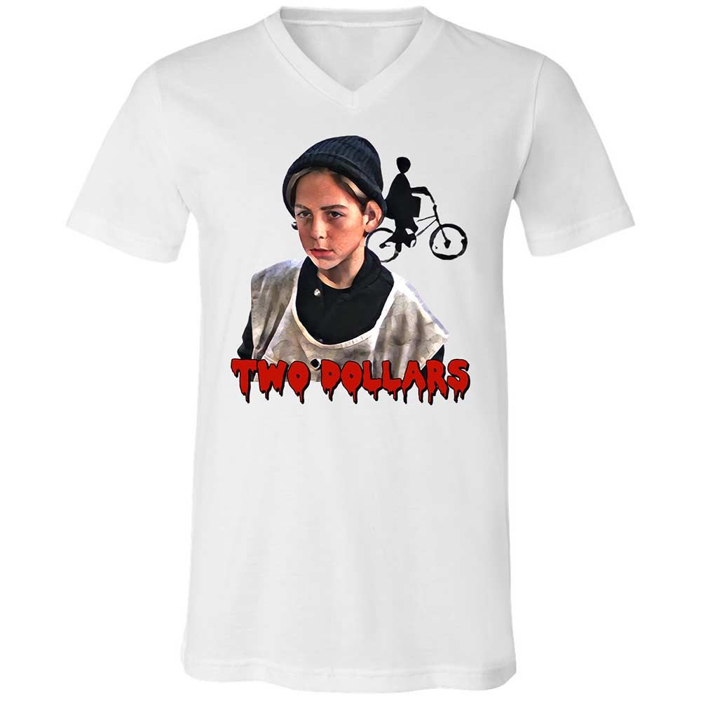 Unisex V-Neck T-Shirt - Z2UPECGS - White - 1