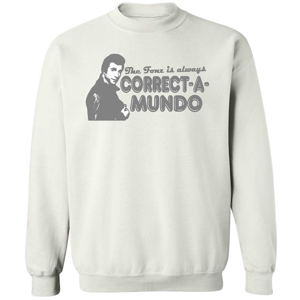Classic Unisex Sweatshirt - XRXD5VDW - White - 1