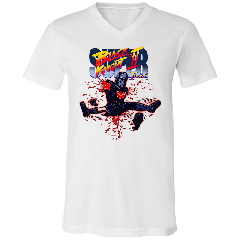 Unisex V-Neck T-Shirt - U71SZC5N - White - 1