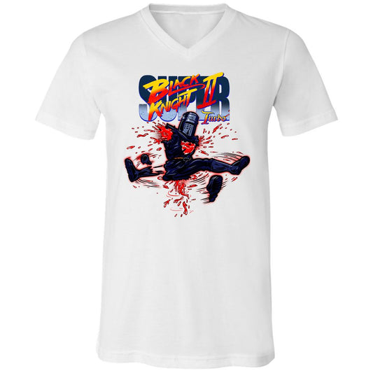 Unisex V-Neck T-Shirt - U71SZC5N - White - 1