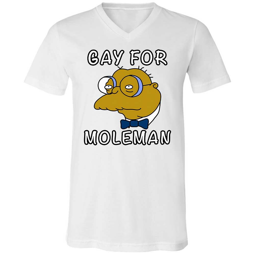 Gay for Moleman - White - 1