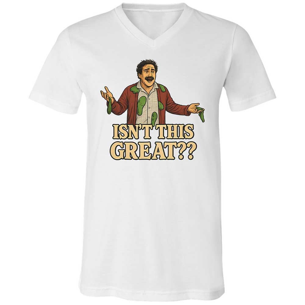 Unisex V-Neck T-Shirt - 4G936J9T - White - 1