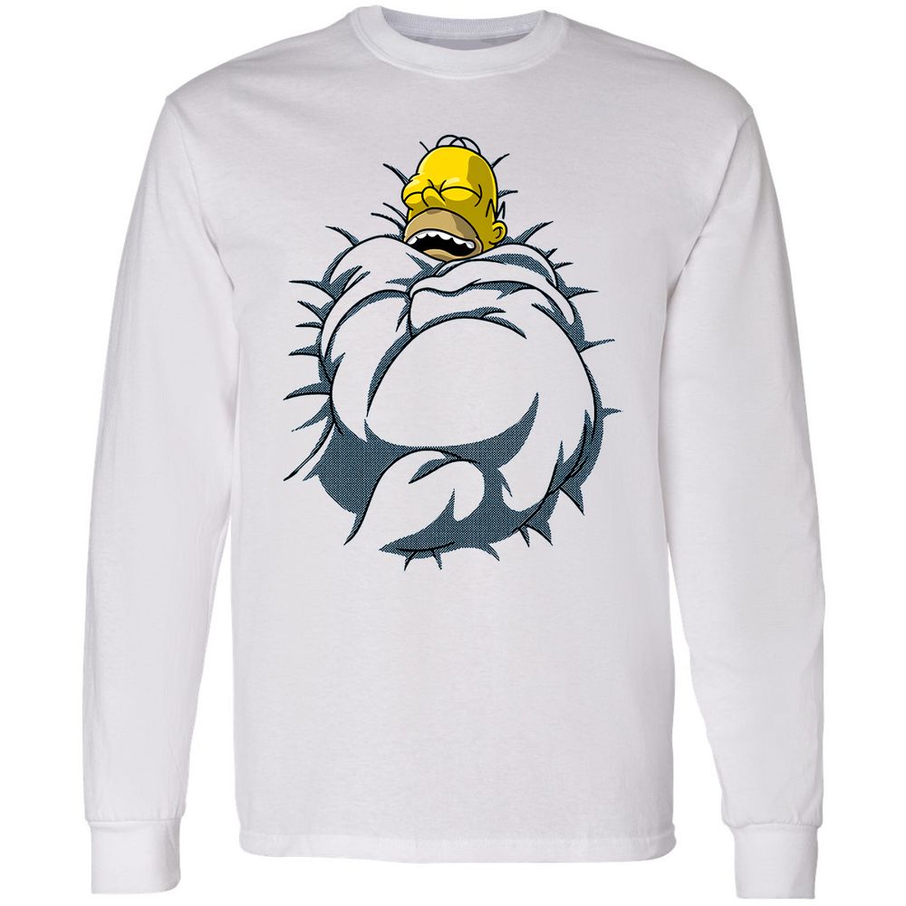 Long Sleeve T-Shirt - LMF734TT - White - 1