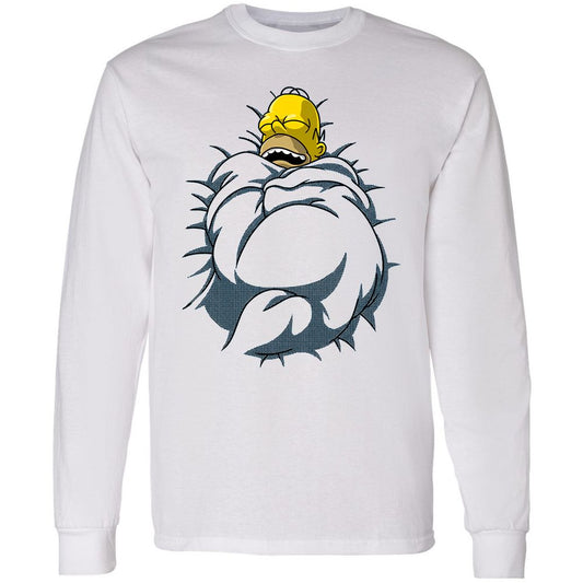 Long Sleeve T-Shirt - LMF734TT - White - 1