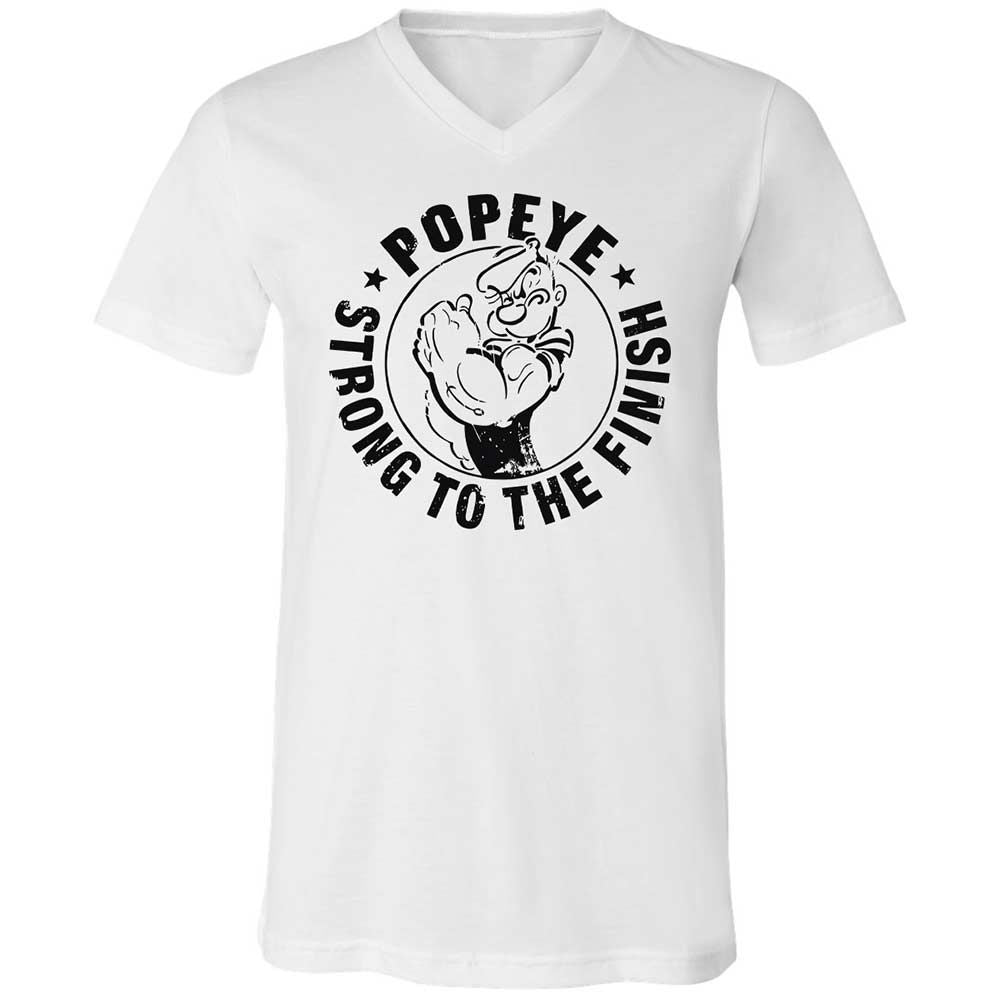 Unisex V-Neck T-Shirt - 76V52N1L - White - 1