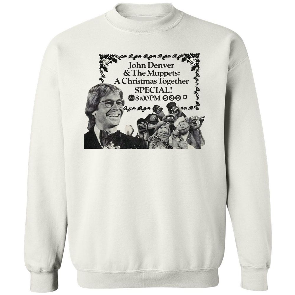 John Denver and Muppet - White - 1