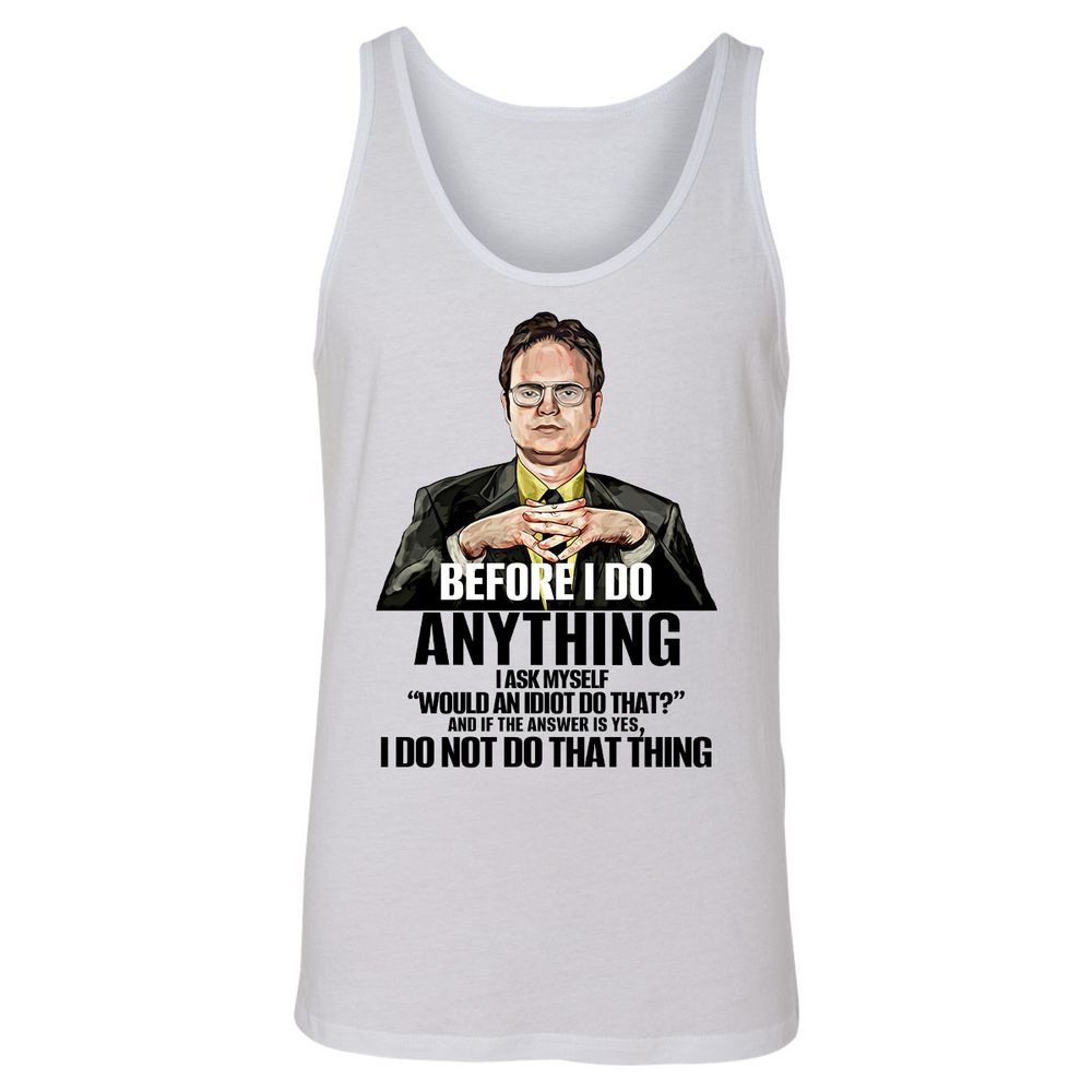 Unisex Jersey Tank - WRJ72FJB - White - 1