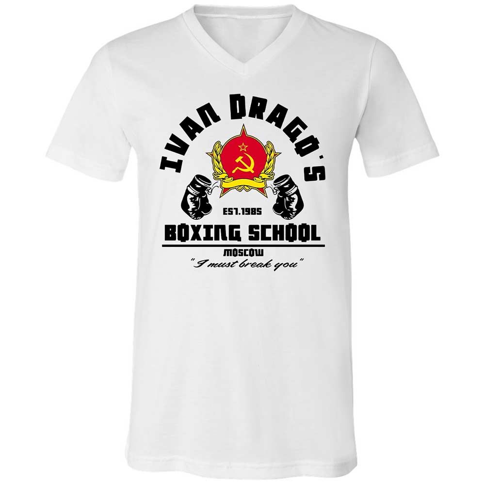 Unisex V-Neck T-Shirt - X71SPMUC - White - 1