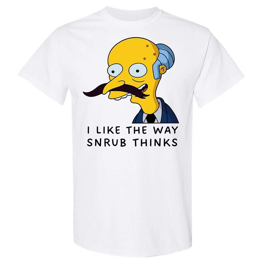 I Like the Way Snrub Thinks - White - 1