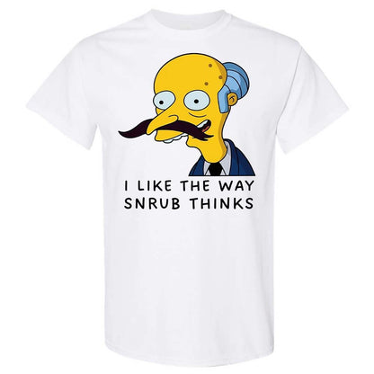 I Like the Way Snrub Thinks - White - 1