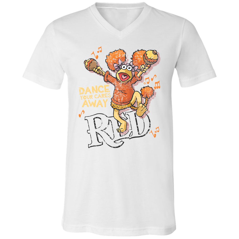 Unisex V-Neck T-Shirt - TD1P91WM - White - 1