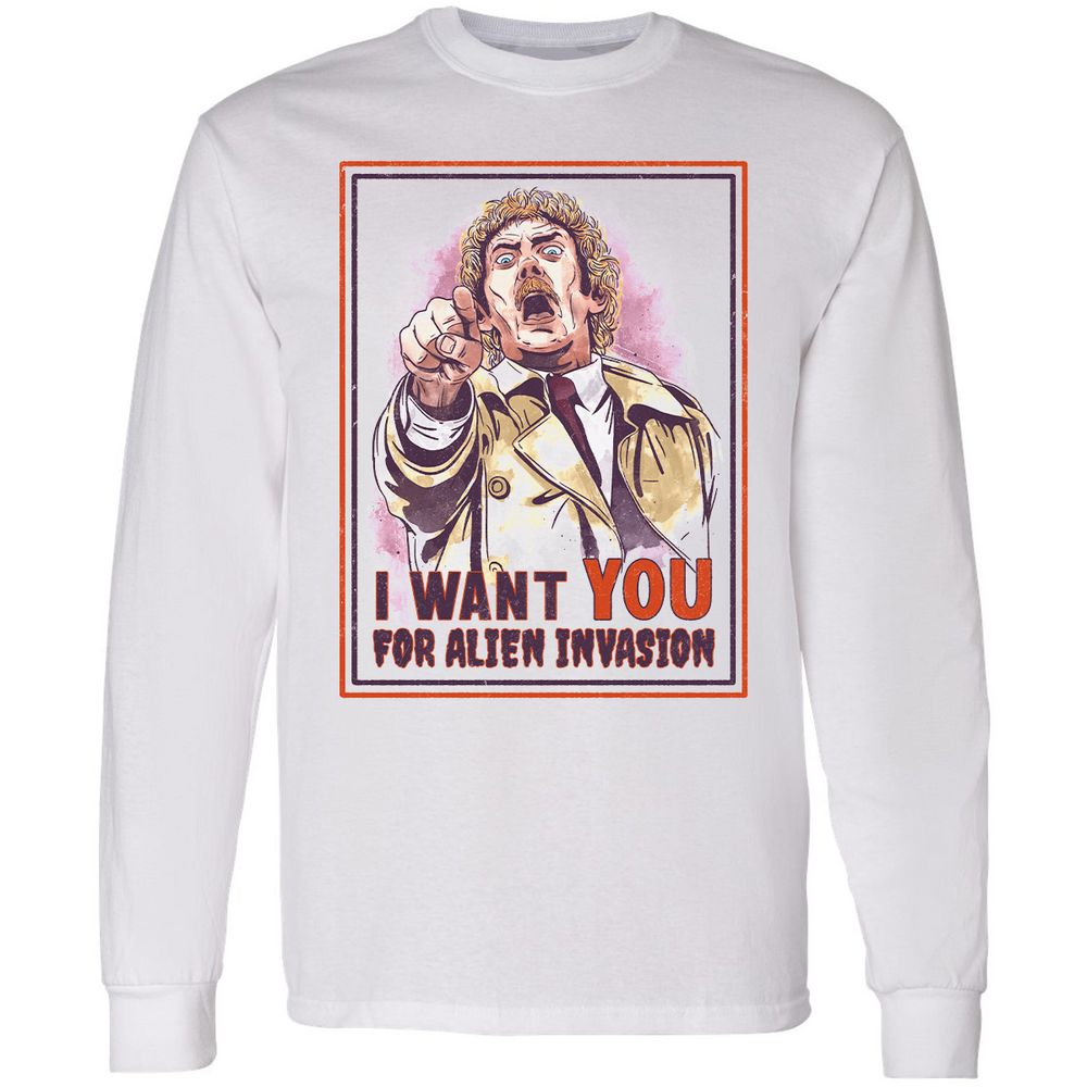 Long Sleeve T-Shirt - 4XFCPS8T - White - 1