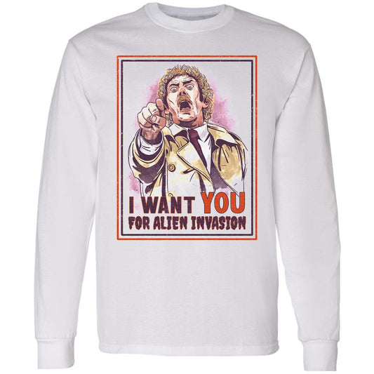 Long Sleeve T-Shirt - 4XFCPS8T - White - 1