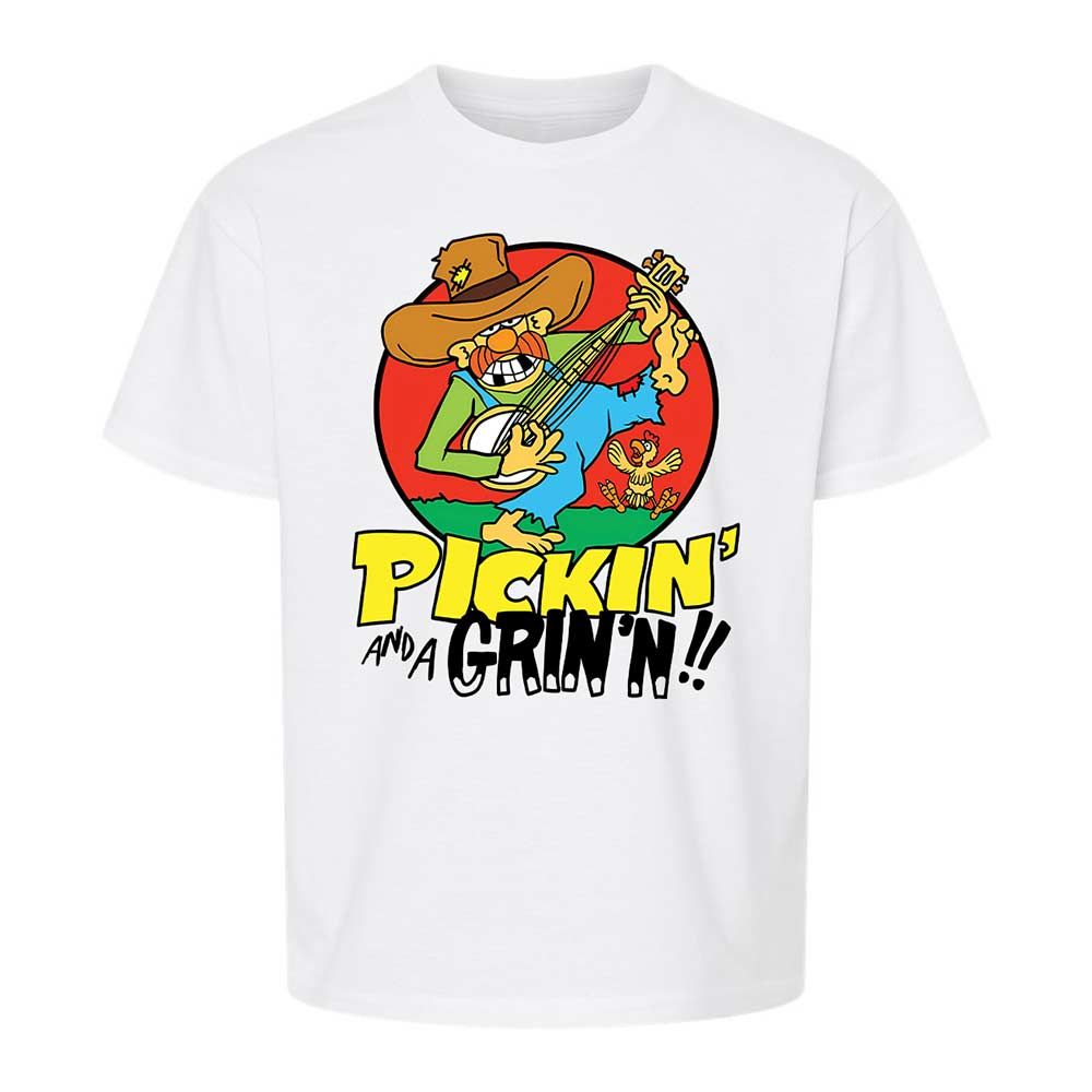 Pickin' and a Grinnin - White - 1