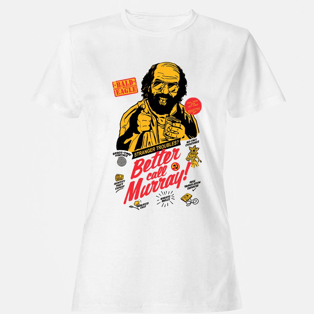 Women's T-Shirt - RU99P7PJ - White - 1