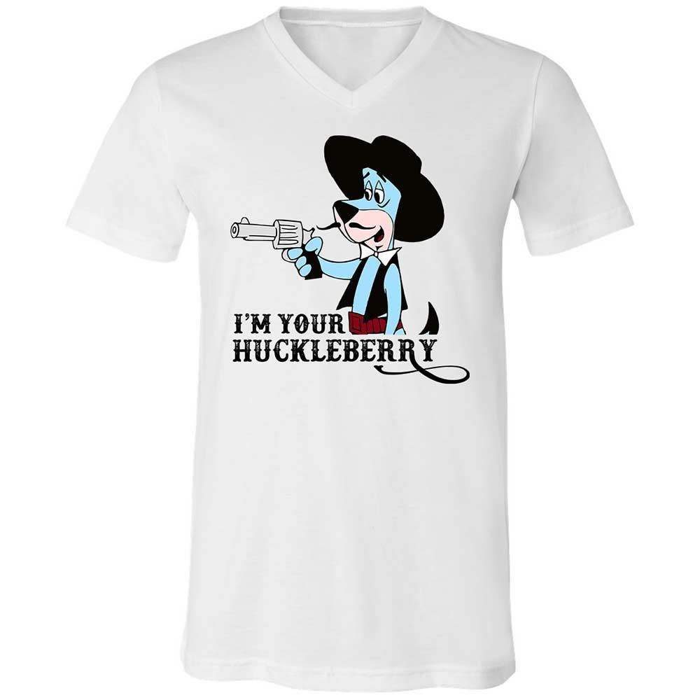 Unisex V-Neck T-Shirt - BH985VSW - White - 1