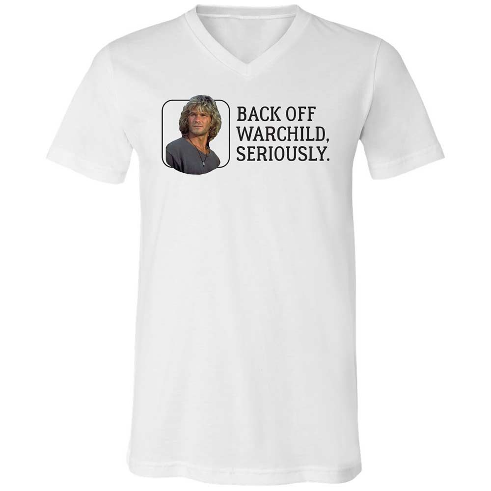 Unisex V-Neck T-Shirt - ZEWKMKDA - White - 1