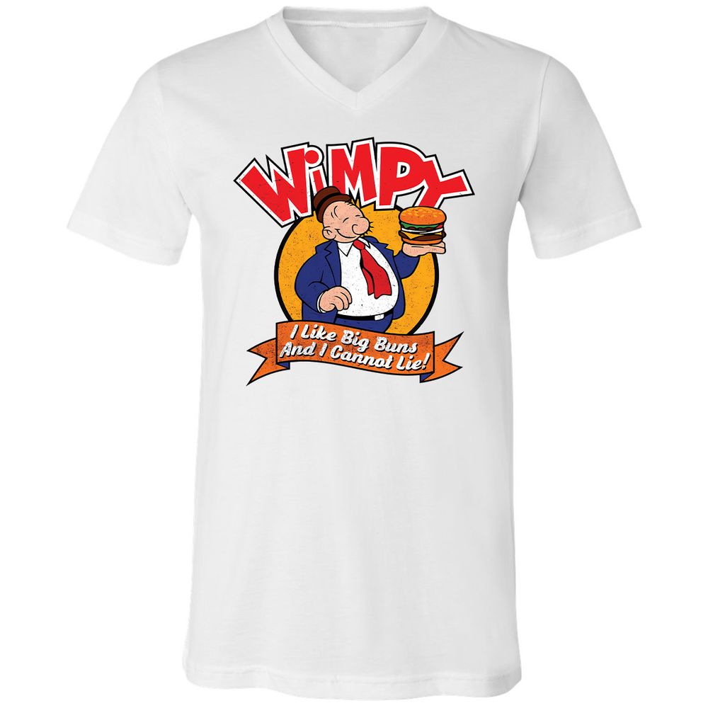 Unisex V-Neck T-Shirt - XCSNX7C6 - White - 1