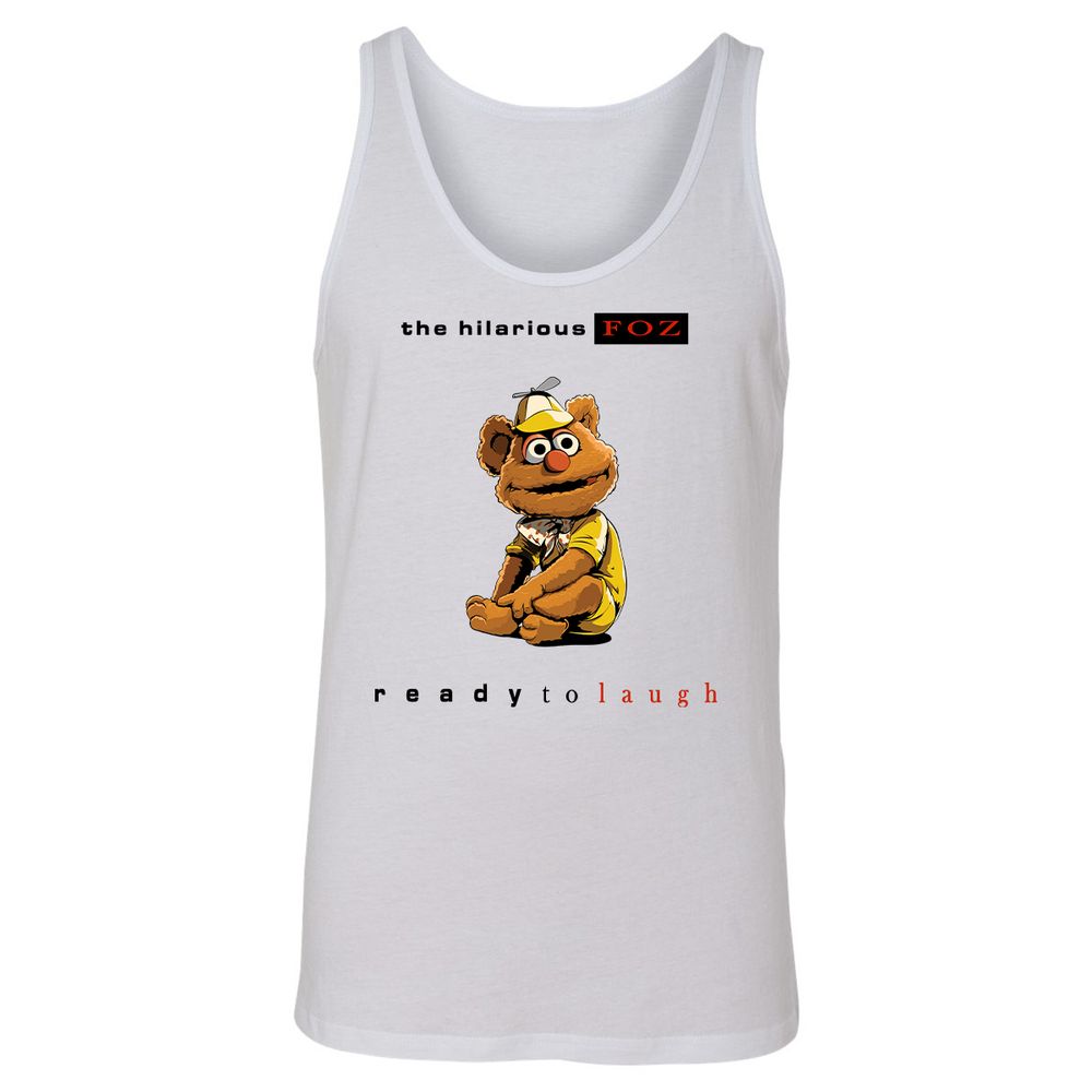 Unisex Jersey Tank - CCEGGKGN - White - 1