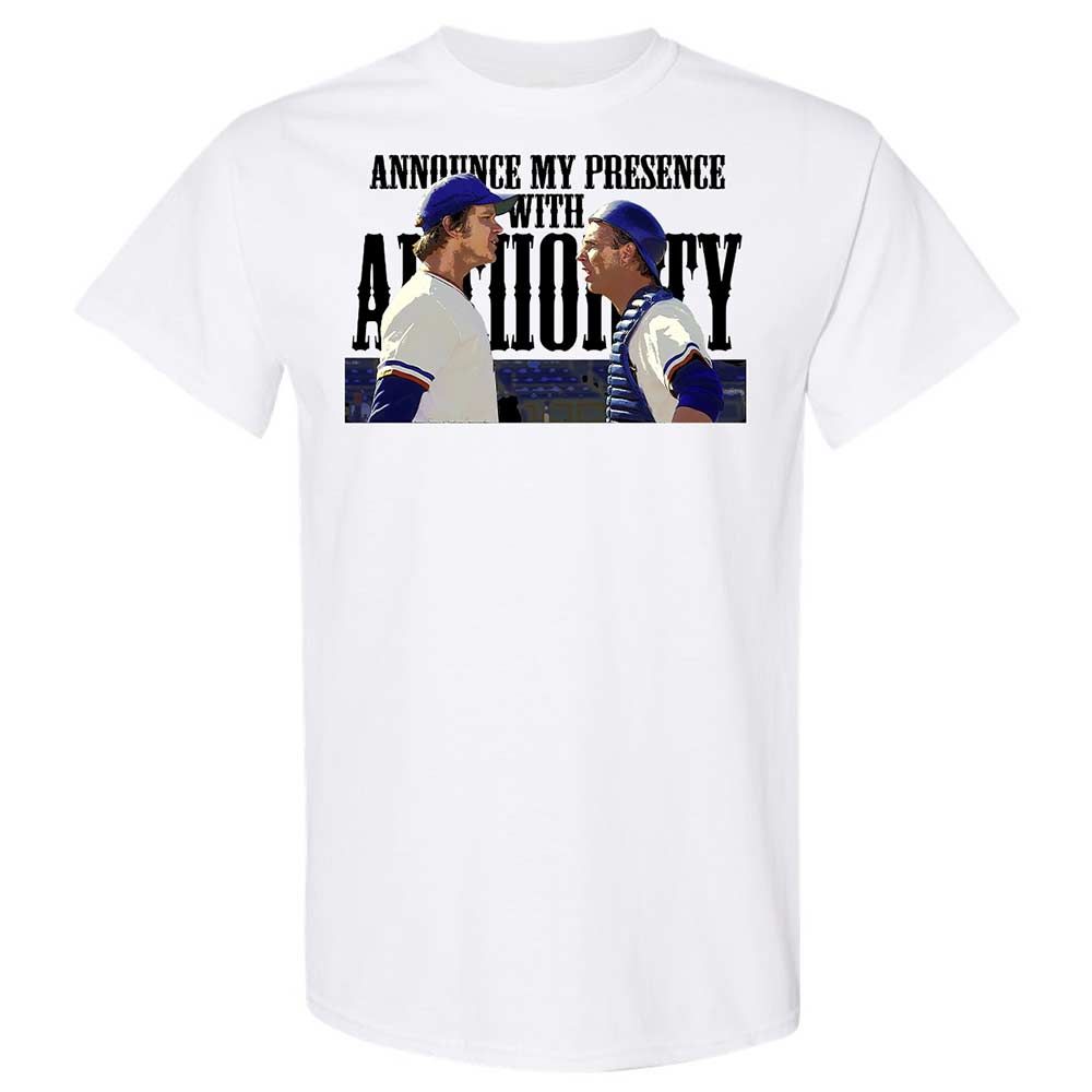 Announce my presence with authority - White - 1