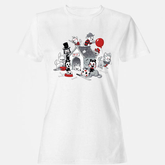 Women's T-Shirt - VL1QESMF - White - 1