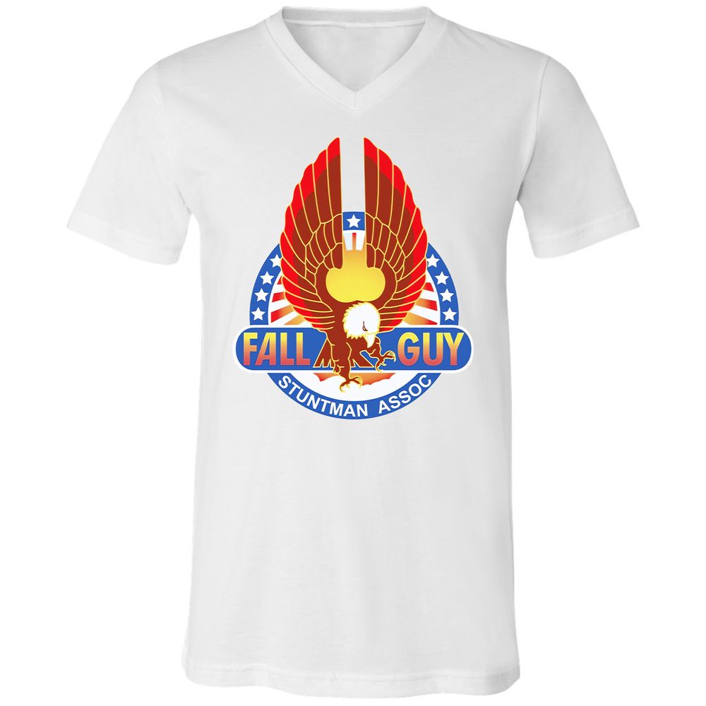 Unisex V-Neck T-Shirt - 9LQMVW6K - White - 1
