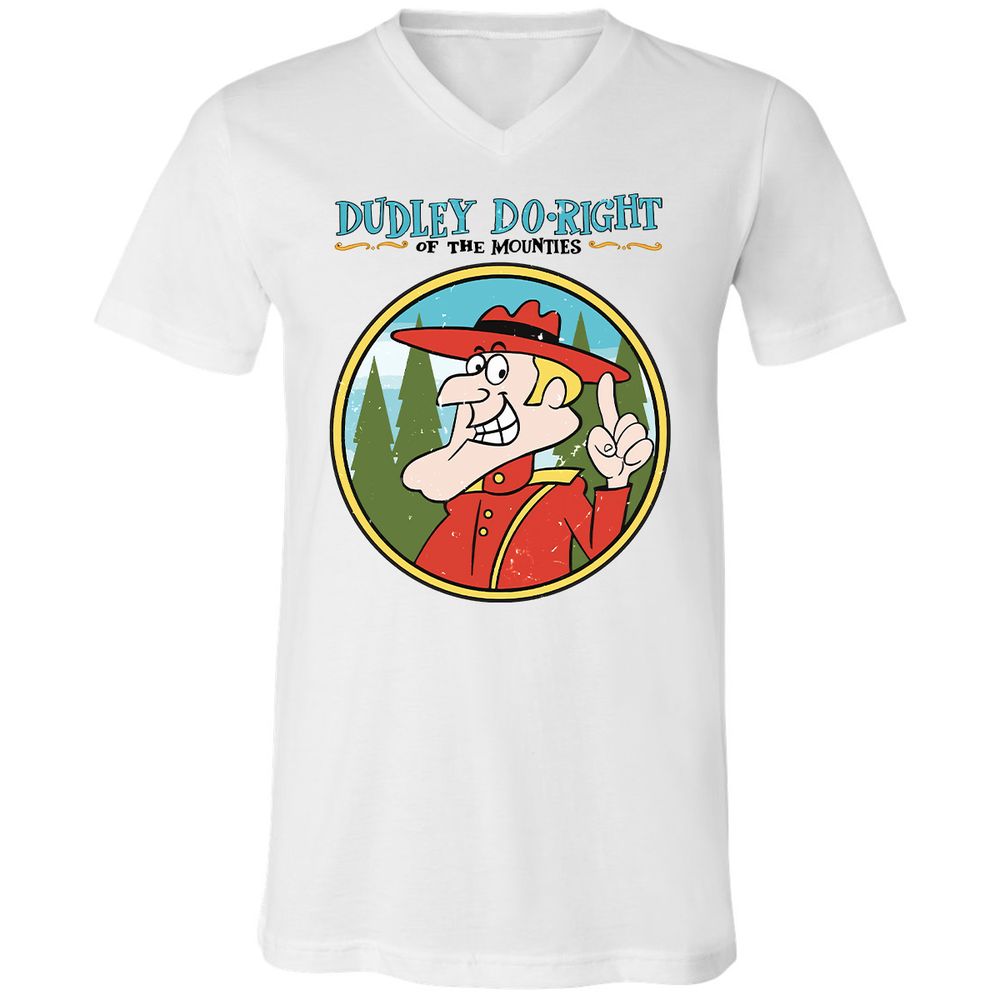 Unisex V-Neck T-Shirt - 6JEFTK17 - White - 1