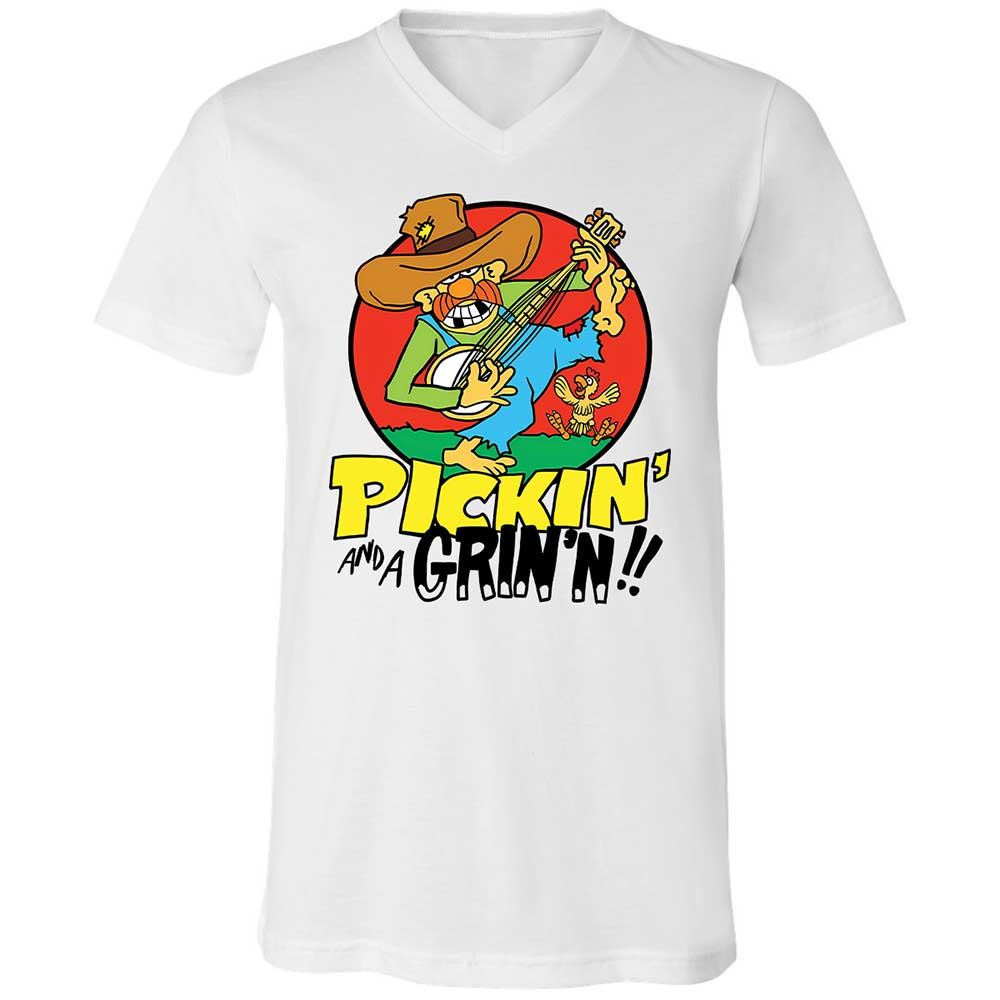 Pickin' and a Grinnin - White - 1
