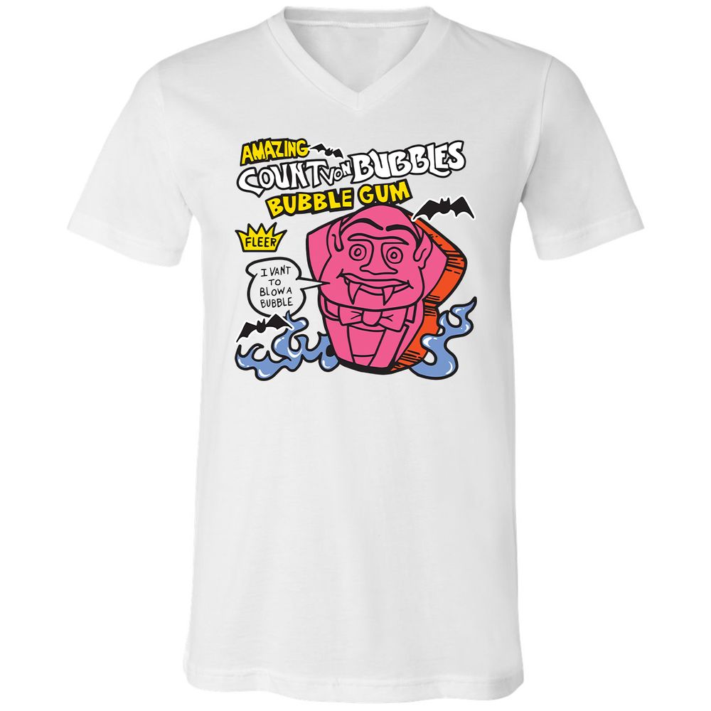 Unisex V-Neck T-Shirt - M7GB3AB6 - White - 1