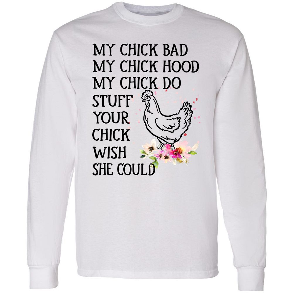 Long Sleeve T-Shirt - QZ9V13M7 - White - 1