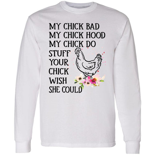 Long Sleeve T-Shirt - QZ9V13M7 - White - 1