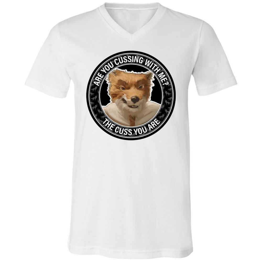 Unisex V-Neck T-Shirt - VPGRCLJQ - White - 1