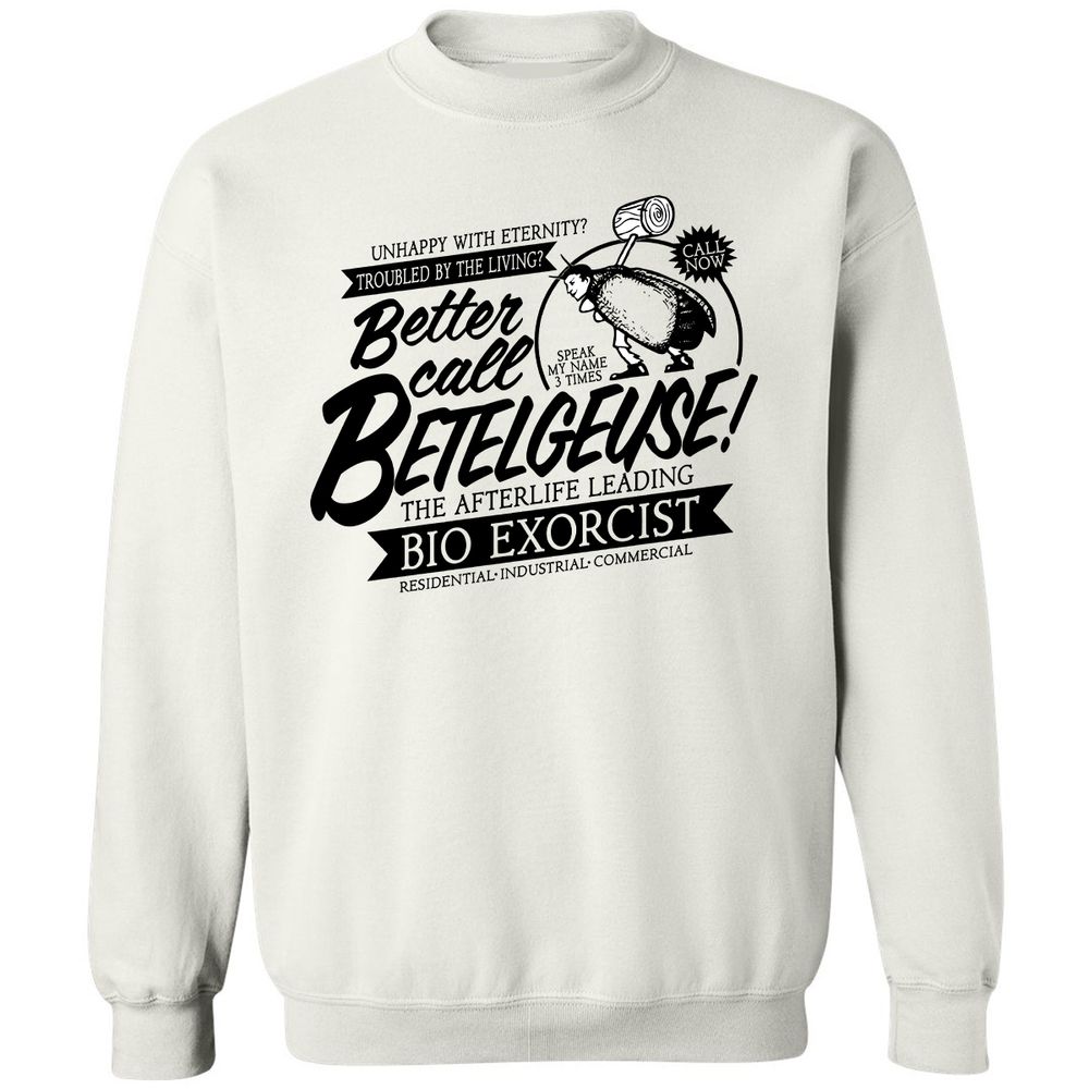 Classic Unisex Sweatshirt - J2N7ZNZQ - White - 1