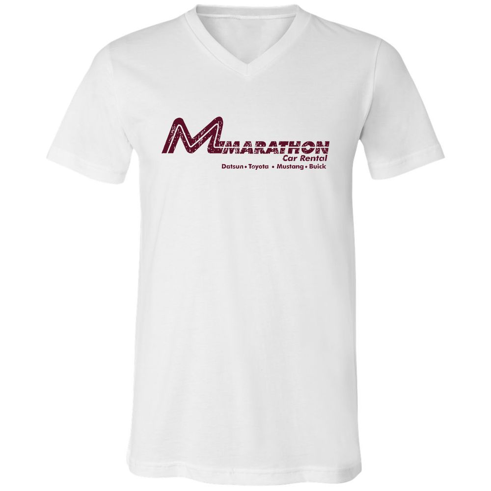 Unisex V-Neck T-Shirt - L6JBT89W - White - 1