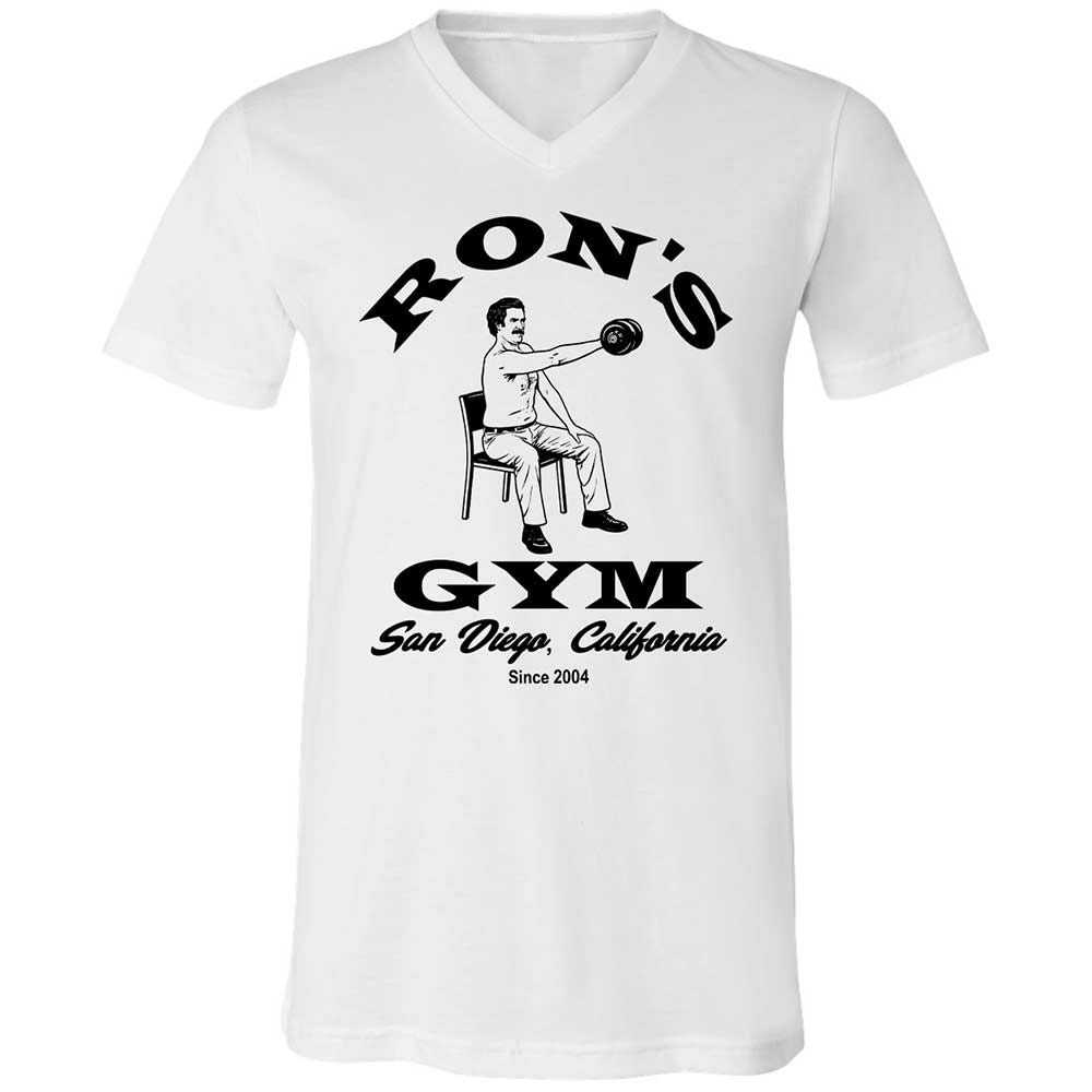 Unisex V-Neck T-Shirt - FQL6P728 - White - 1