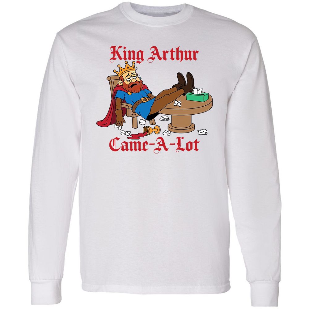 Arthur Came A Lot - White - 1