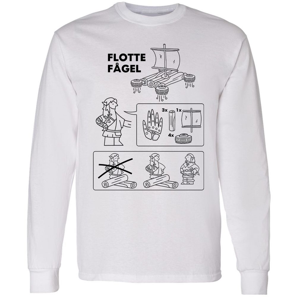 Long Sleeve T-Shirt - GYDLKMRZ - White - 1