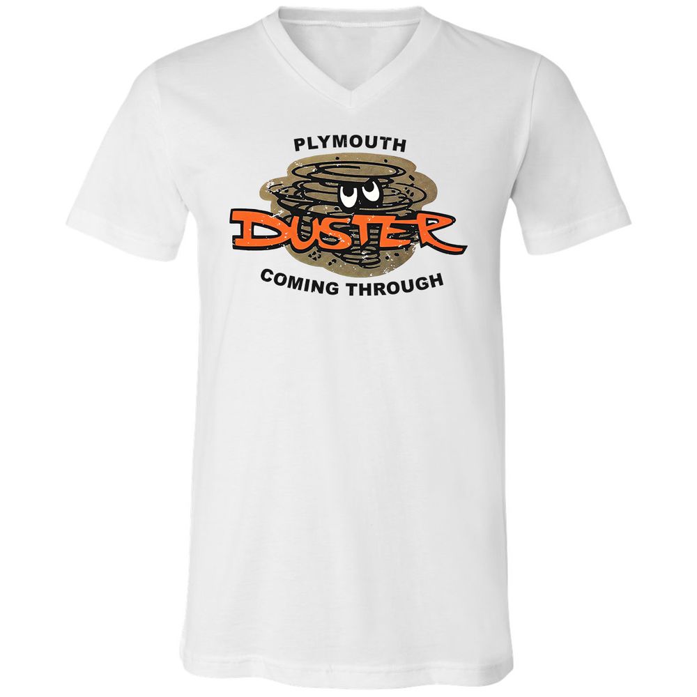 Unisex V-Neck T-Shirt - C3EGB4N4 - White - 1