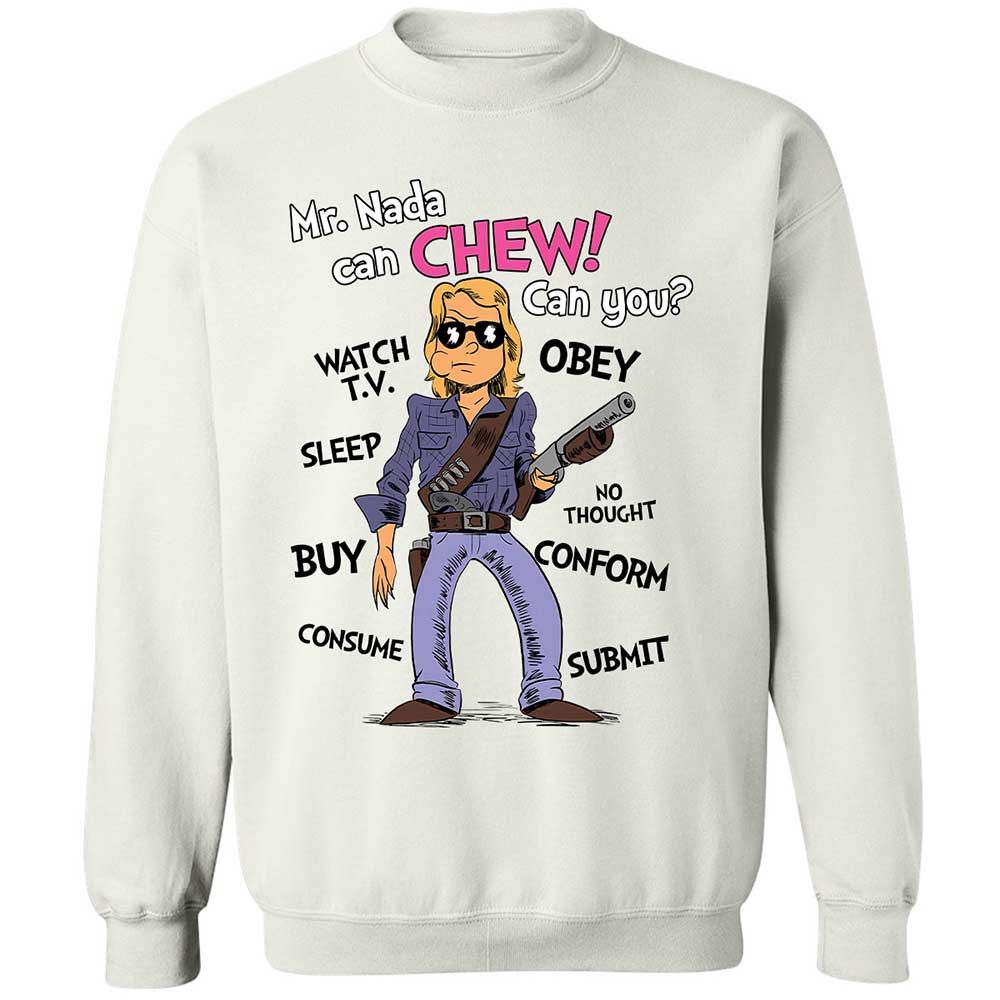 I have come here to chew bubblegum and kick ass - White - 1