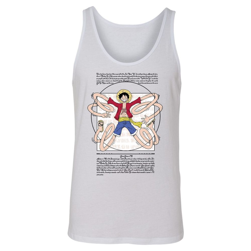 Unisex Jersey Tank - 8VM1D4NJ - White - 1