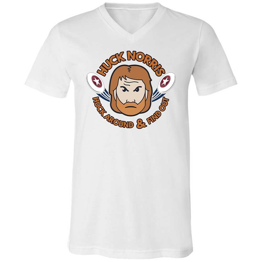 Unisex V-Neck T-Shirt - LNYD3Y8C - White - 1