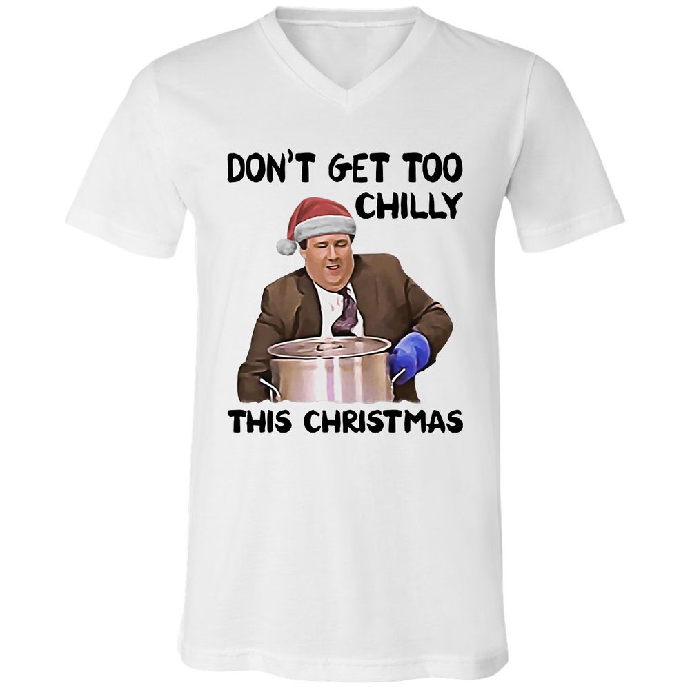 Unisex V-Neck T-Shirt - LZ3EBKAA - White - 1