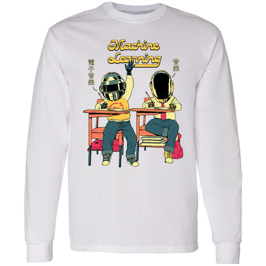 Long Sleeve T-Shirt - TBTE5D9G - White - 1