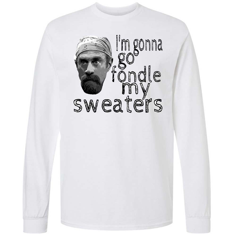 Fondle my sweaters - White - 1