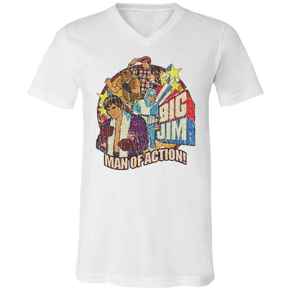 Unisex V-Neck T-Shirt - 1R9TCSEJ - White - 1
