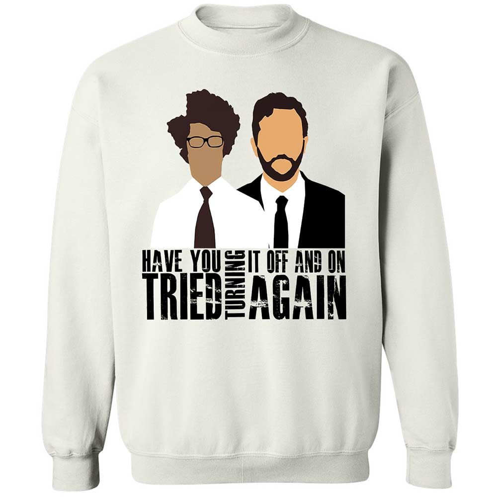 Classic Unisex Sweatshirt - HQSV3TAX - White - 1