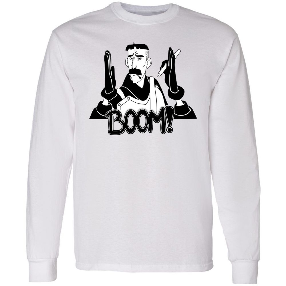 Long Sleeve T-Shirt - DM89XFUB - White - 1