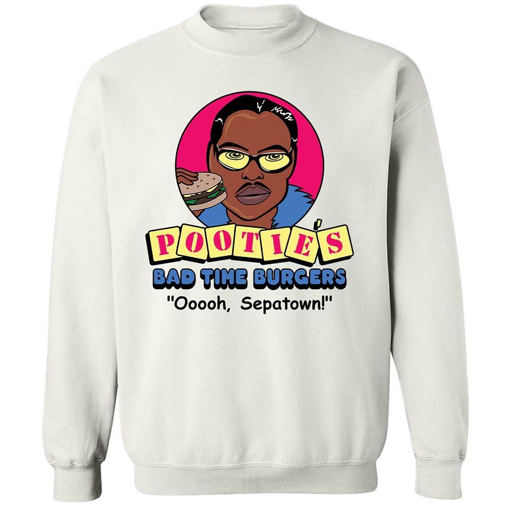 Pootie's Bad Time Burgers - White - 1