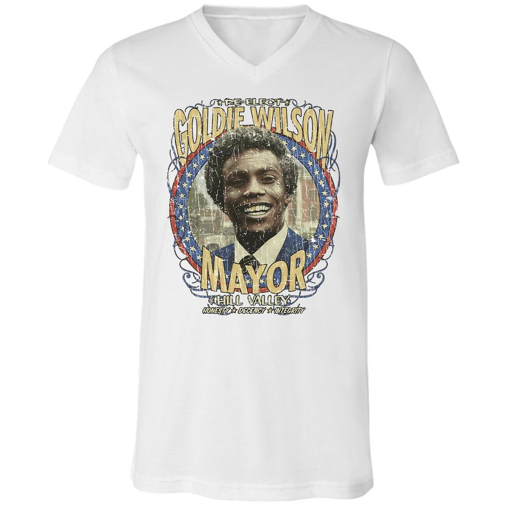 Re-Elect Mayor Goldie Wilson - White - 1